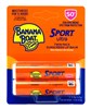 Banana Boat Spf#50+ Sport Ultra Lip Balm Twin Pk 0.15oz (13247)<br><br><span style="color:#FF0101"><b>12 or More=Unit Price $3.80</b></span style><br>Case Pack Info: 10 Units
